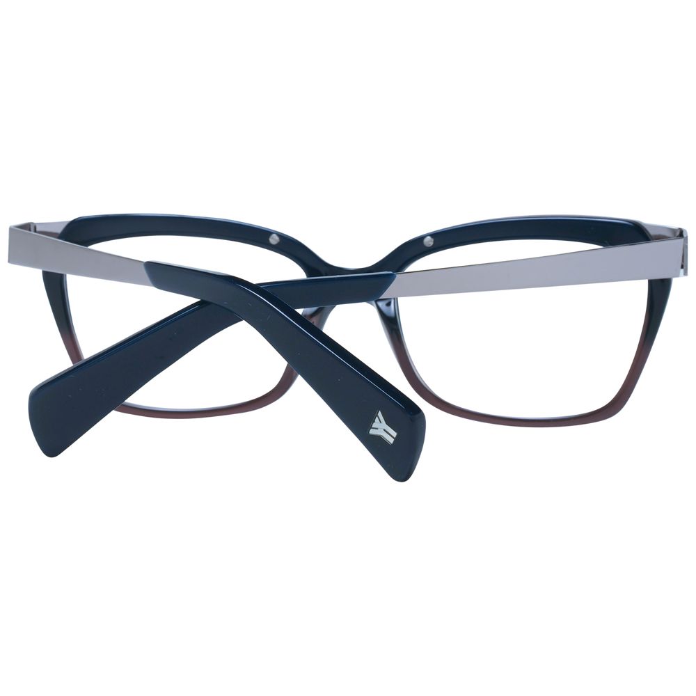Yohji Yamamoto Blue Unisex Glasses Frame