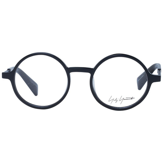 Yohji Yamamoto Black Unisex Glasses Frame