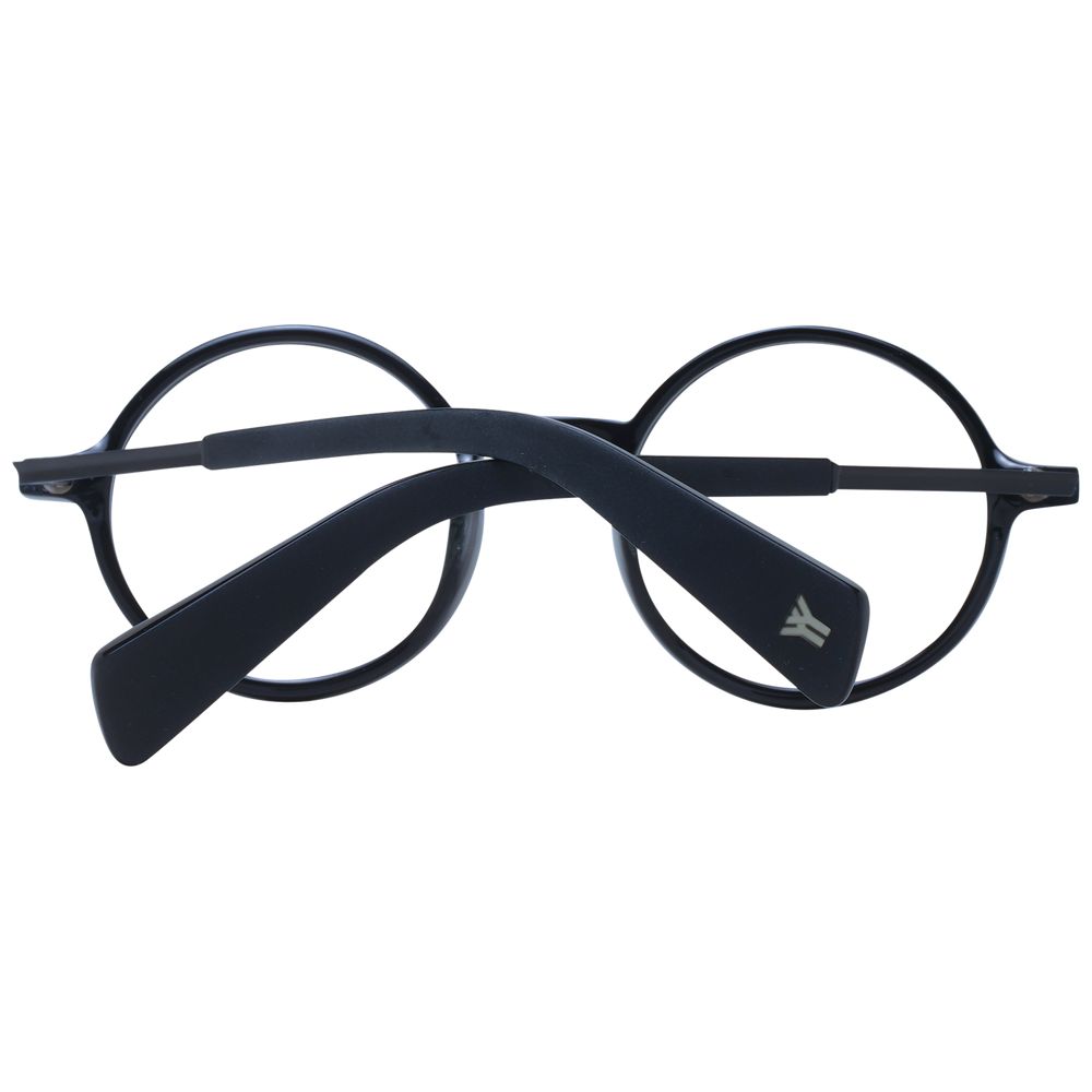Yohji Yamamoto Black Unisex Glasses Frame