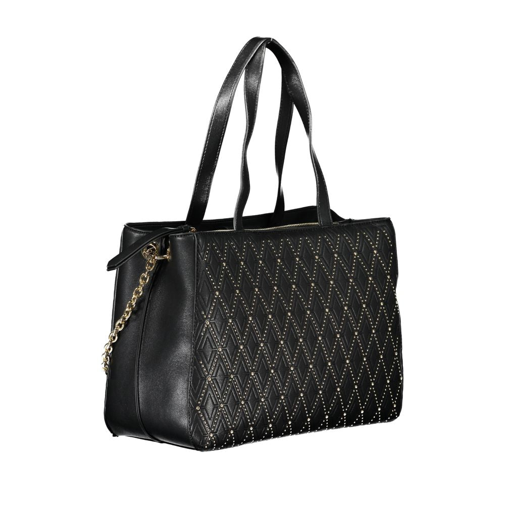 Mario Valentino Black Polyethylene Handbag