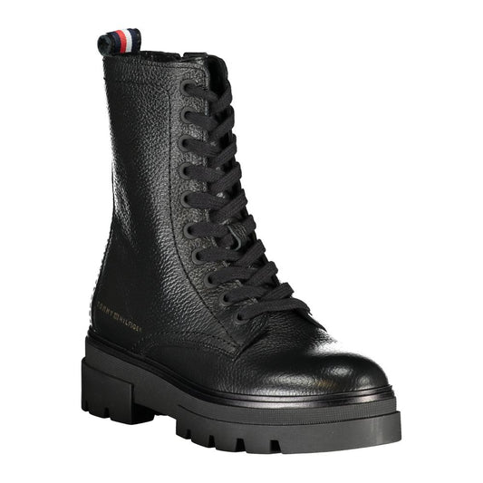 Tommy Hilfiger Black Polyester Ankle