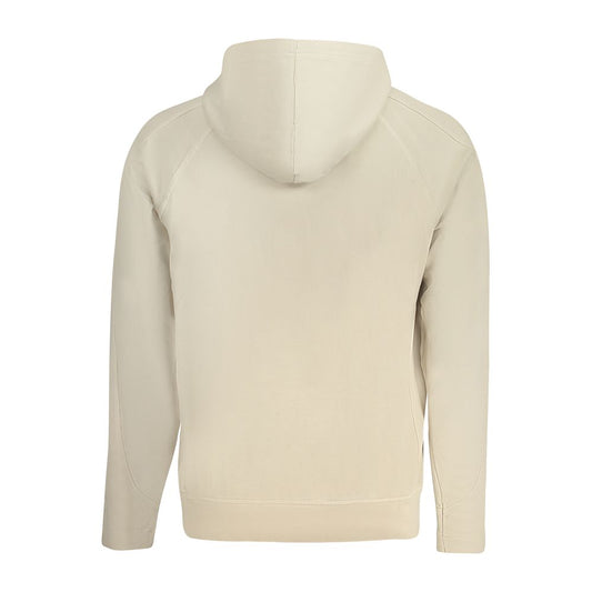 Hugo Boss Beige Cotton Men Hoodie