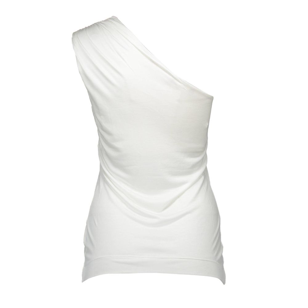 Love Moschino White Modal Women Top