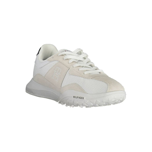 Tommy Hilfiger White Polyester Sneaker