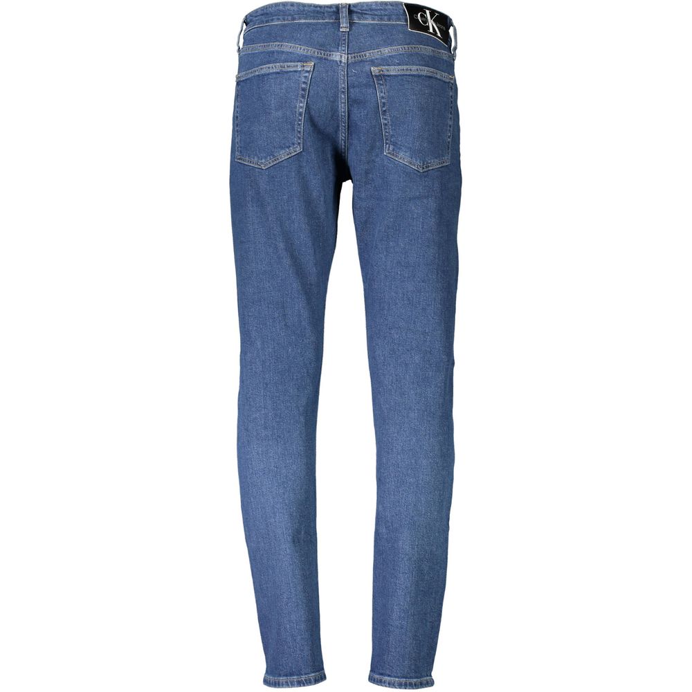 Calvin Klein Blue Cotton Men Jeans