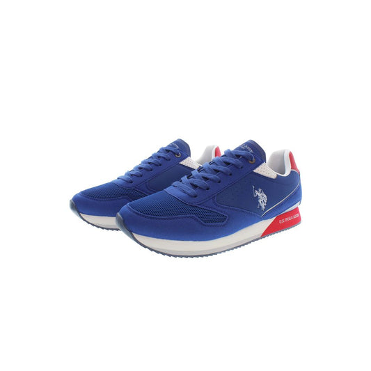 U.S. POLO ASSN. Blue Polyester Sneaker