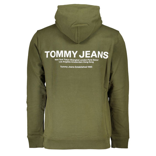 Tommy Hilfiger Green Cotton Men Sweater