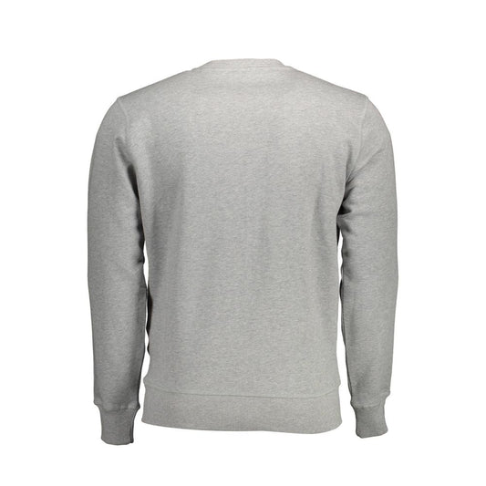 North Sails Gray Cotton Men Sweater
