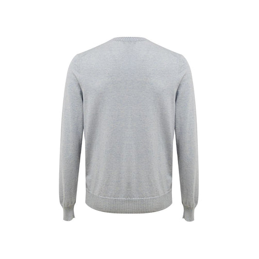 Gran Sasso Blue Cotton Sweater