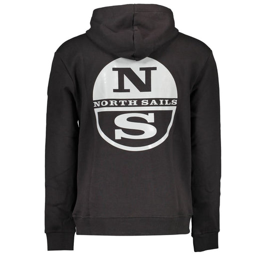 North Sails Black Cotton Men Sweater