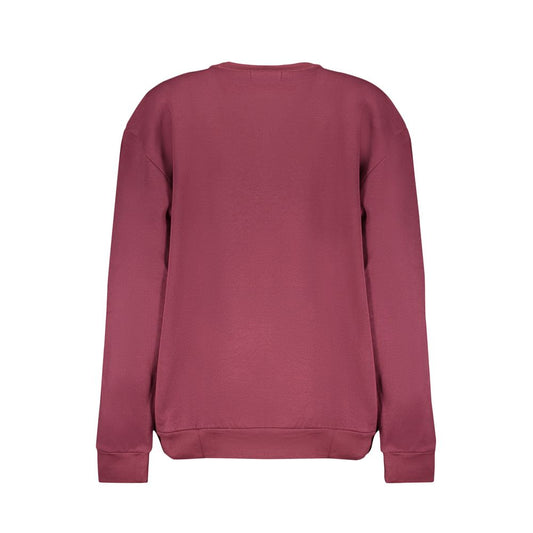 Cavalli Class Purple Cotton Sweatshirt