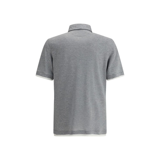 Brunello Cucinelli Silk Polo Shirt
