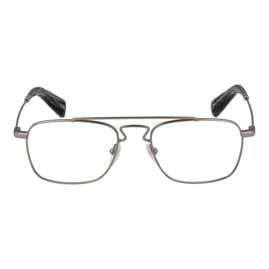 Yohji Yamamoto Silver Unisex Glasses Frame