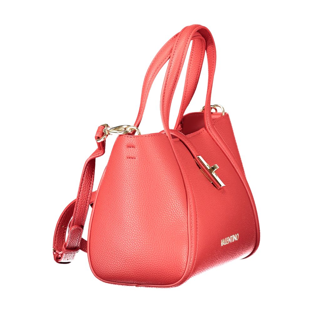 Mario Valentino Red Polyethylene Women Handbag