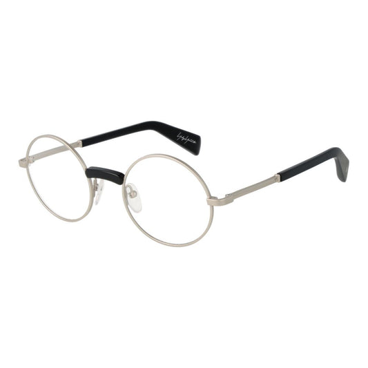 Yohji Yamamoto Silver Men Glasses Frame