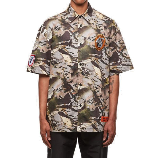 Heron Preston Camouflage Popline Shirt