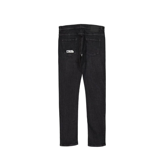 Heron Preston Cotton Denim Slim Jeans