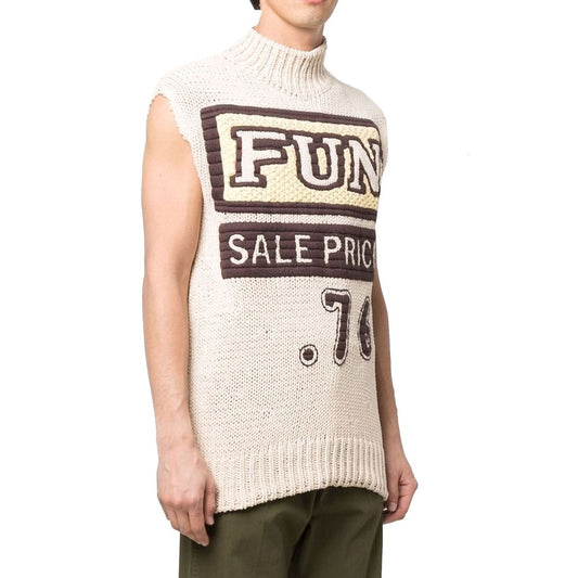 Jil Sander Slogan Print Vest Pullover