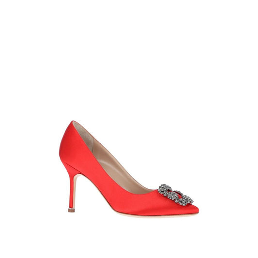 Manolo Blahnik Hangisi 090 Satin Pumps