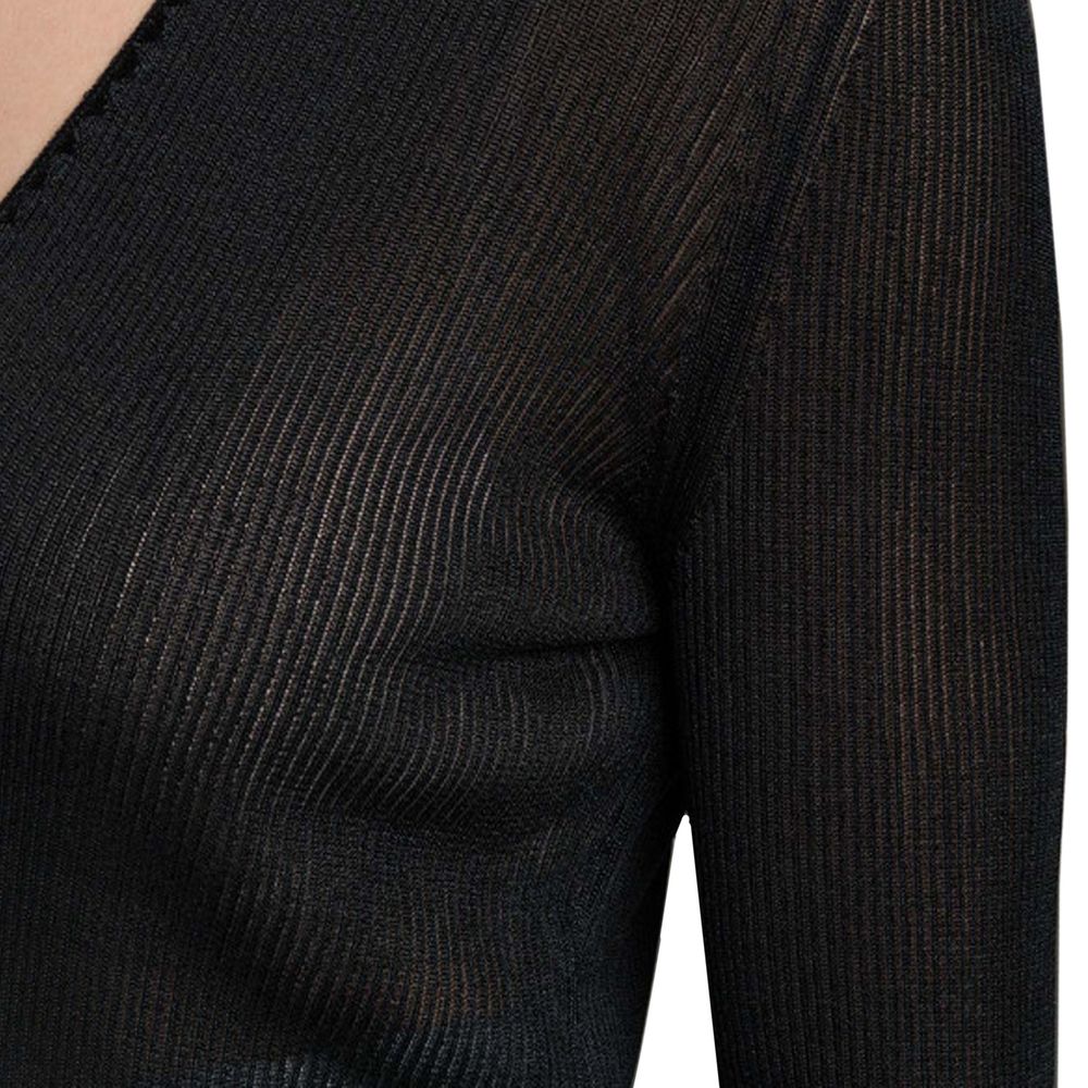 Tom Ford Sheer Fine-Ribbed Top