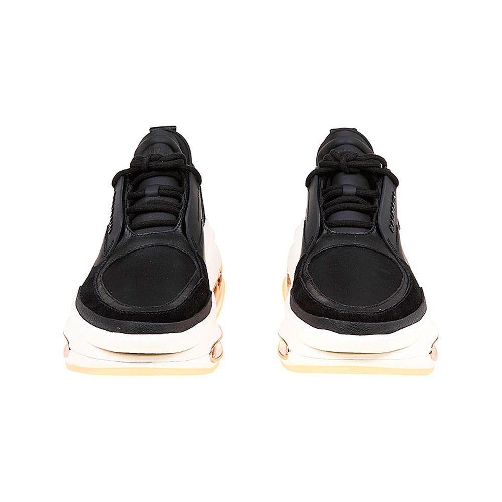 Balmain Leather And Fabric Sneakers