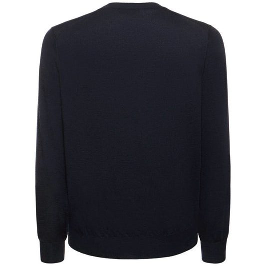Brunello Cucinelli Blue Cashmere Men Sweater