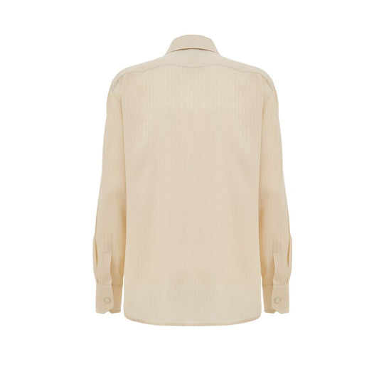 Gucci Beige Silk Shirt