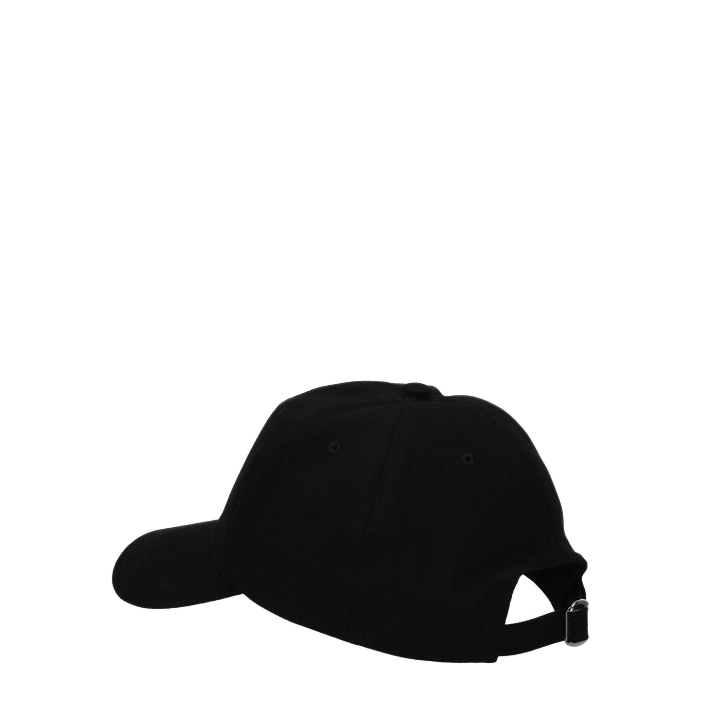 Valentino Garavani Black Cotton Caps (Baseball Hat)