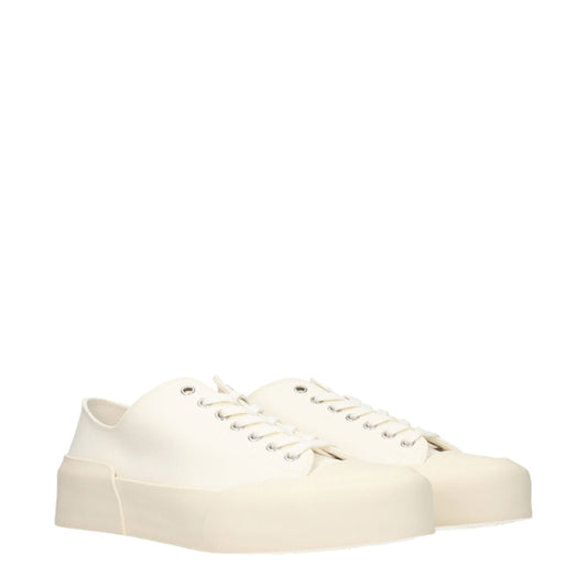 Jil Sander Beige Fabric Low Tops