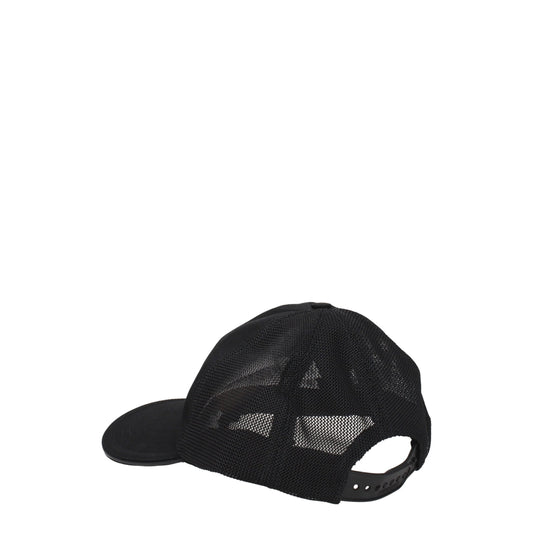 Burberry Black Cotton Caps (Baseball Hat)