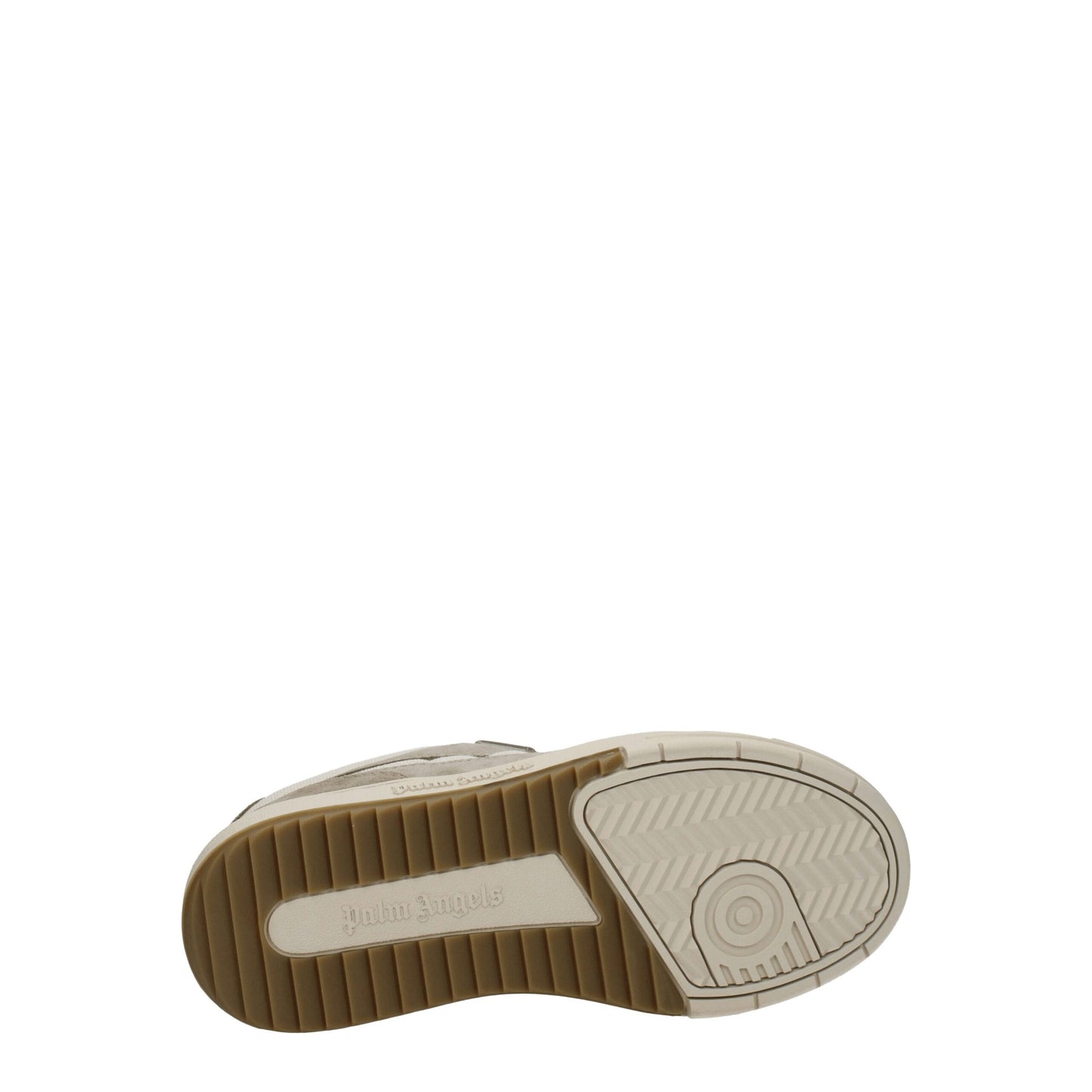 Palm Angels Beige Fabric Low Tops