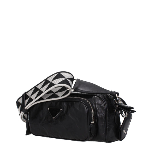 Prada Black Leather Crossbody Bags
