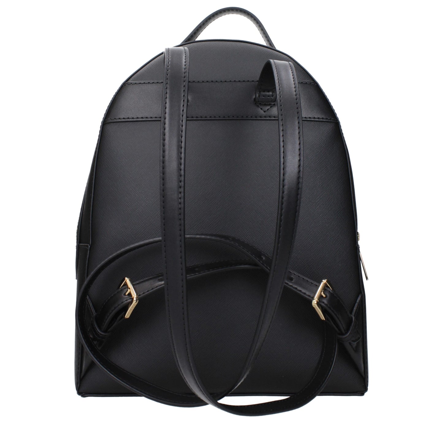Michael Kors Black Leather Backpacks