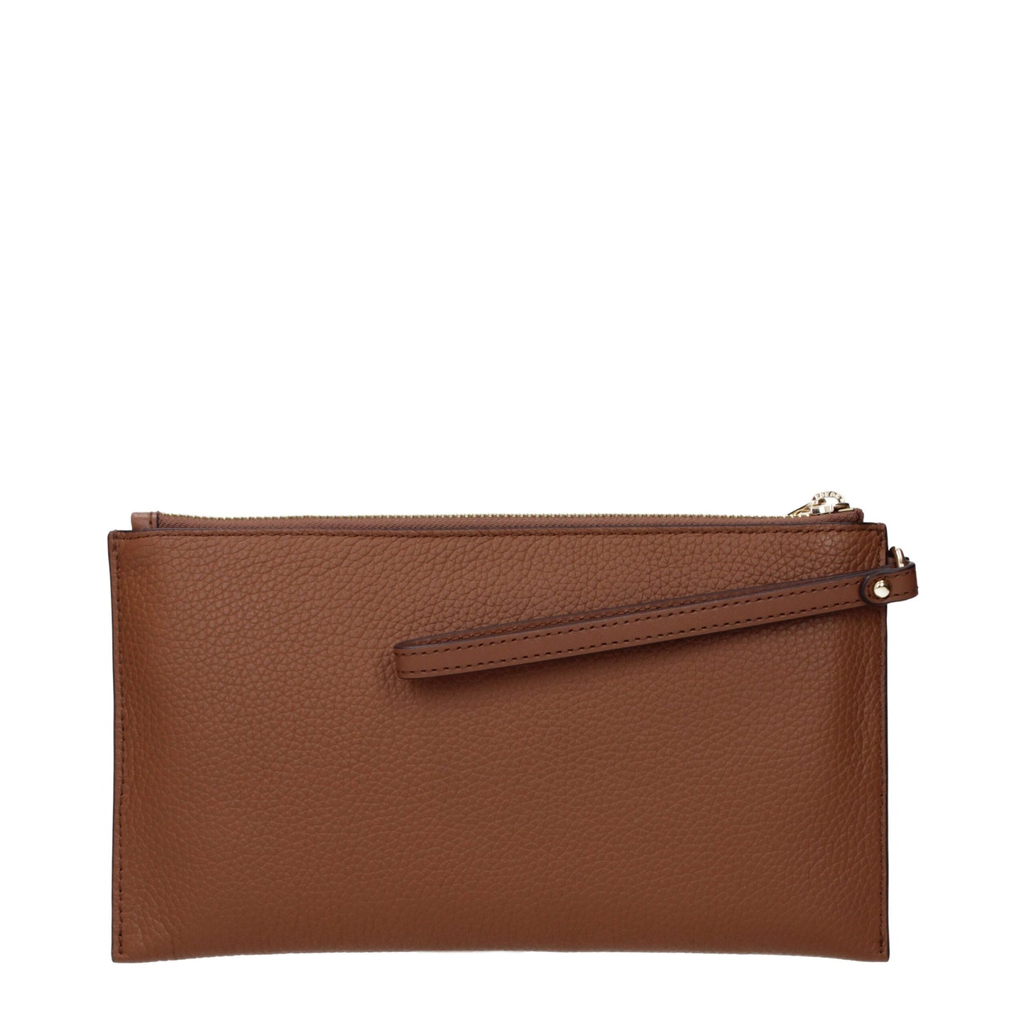 Michael Kors Brown Leather Clutch Bags