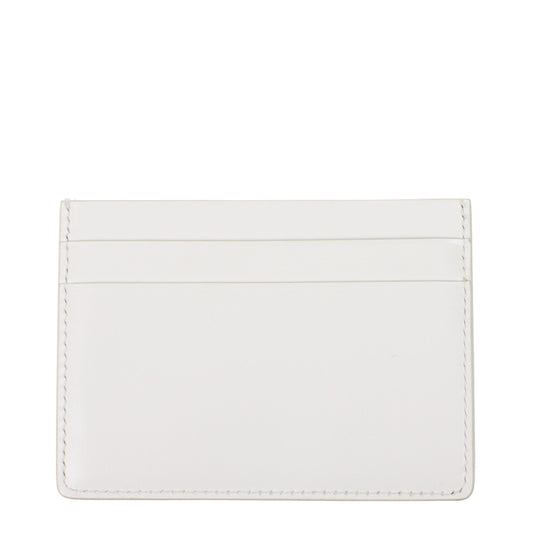 Jil Sander White Leather Cardholders