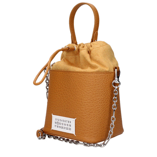 Maison Margiela Brown Leather Handbags