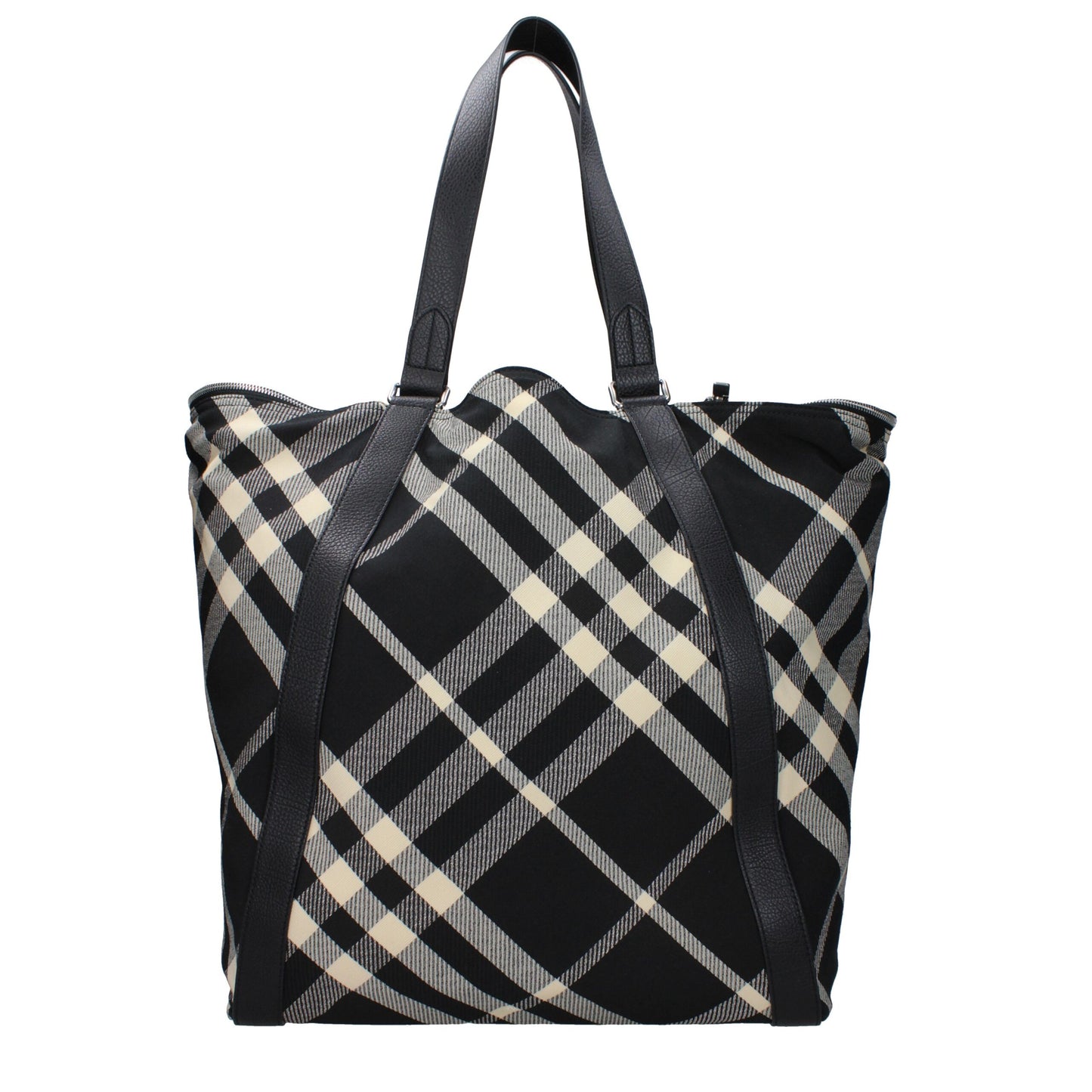 Burberry Black Fabric Shoulder Bags