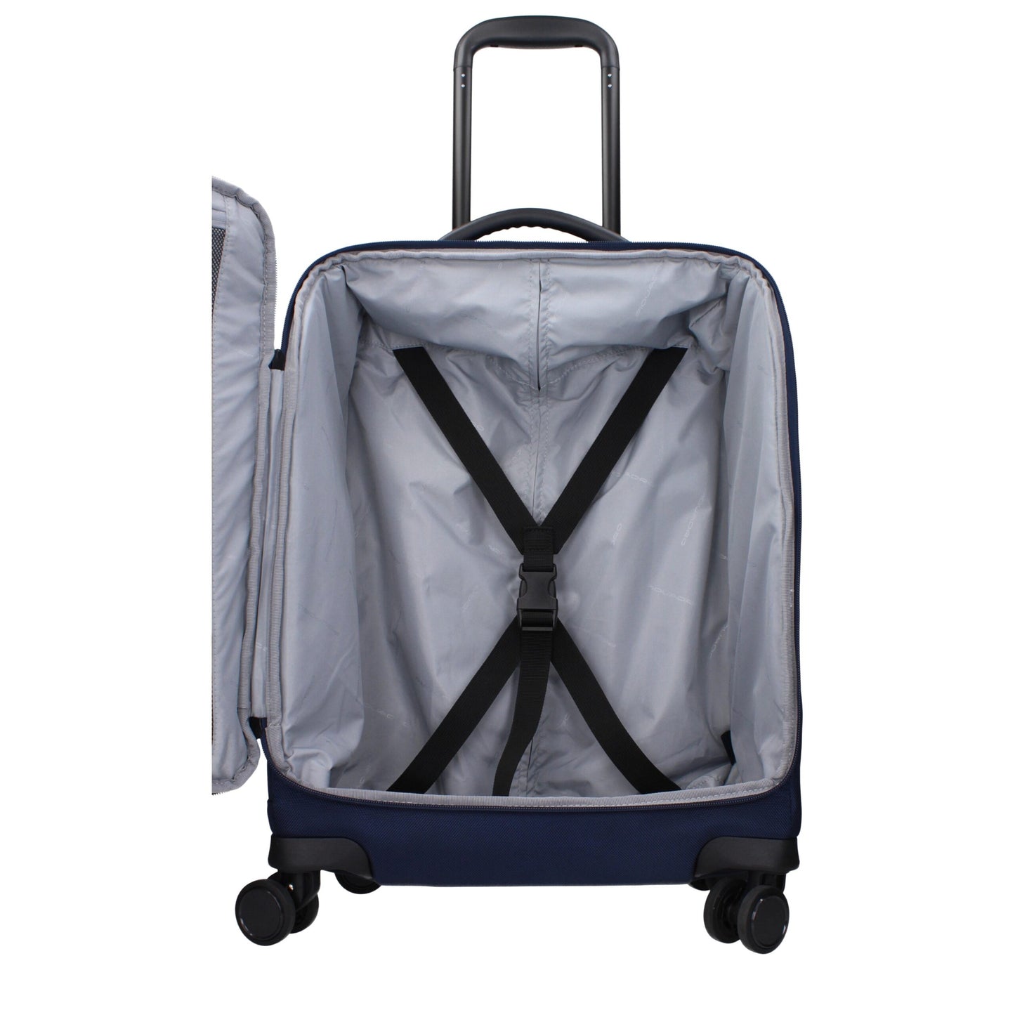 Piquadro Blue Fabric Luggage And Travel