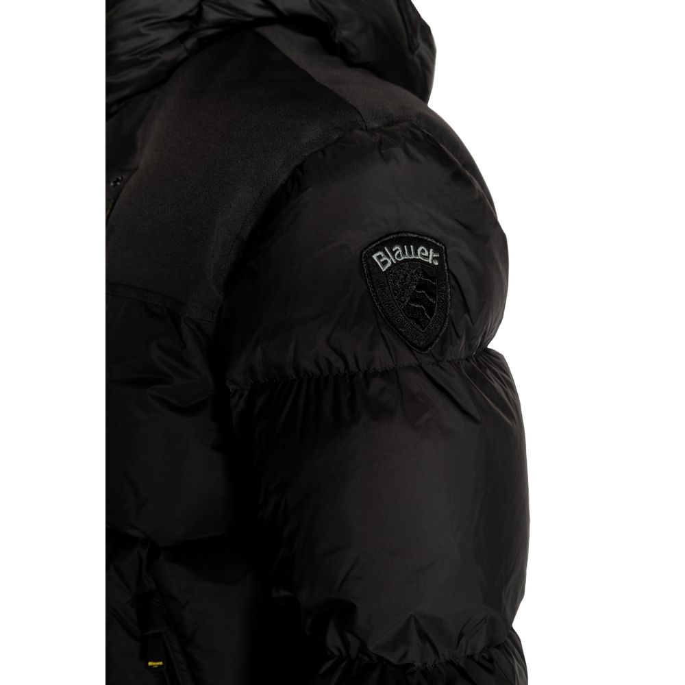 Blauer Black Polyamide Jackets & Coat