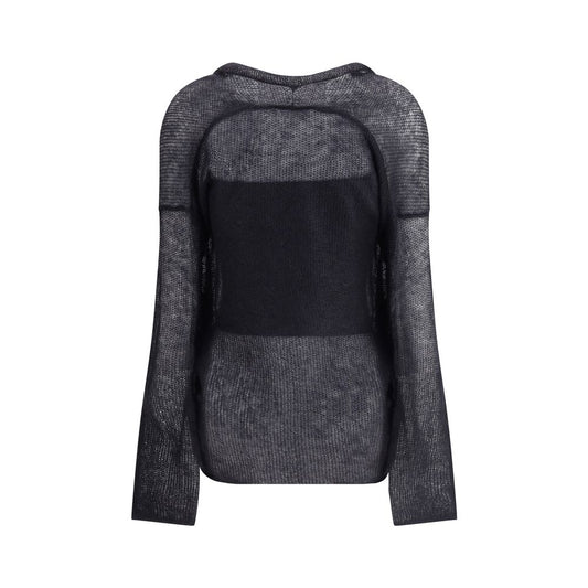 Giorgio Armani Double-breasted cardigan and top in a wool and mohair blend Twin-set
