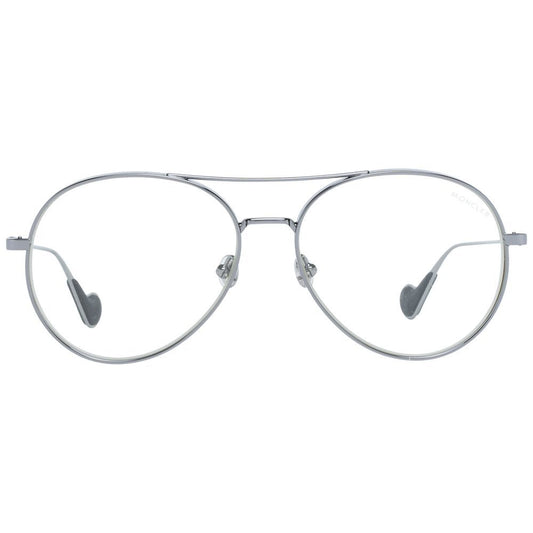 Moncler Gray Metal Glasses Frame
