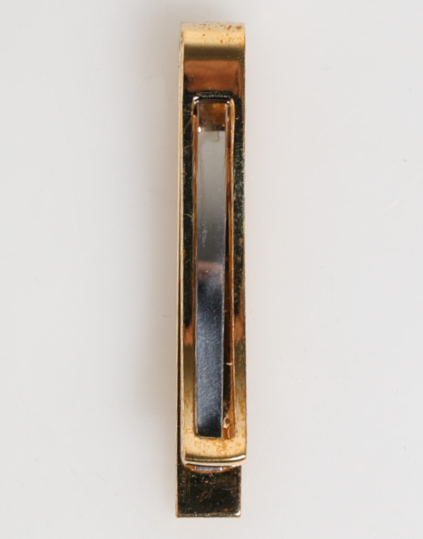 Dolce & Gabbana Gold Tone Brass Logo Branded Men Accessory Tie Clip Bar