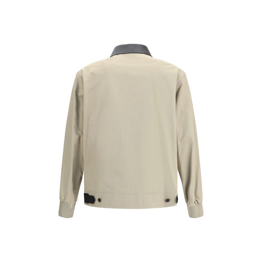 Givenchy Cotton Harrington Jacket with leather details