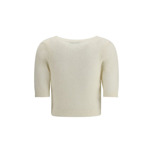 Alessandra Rich Short sleeve mohair Sweater