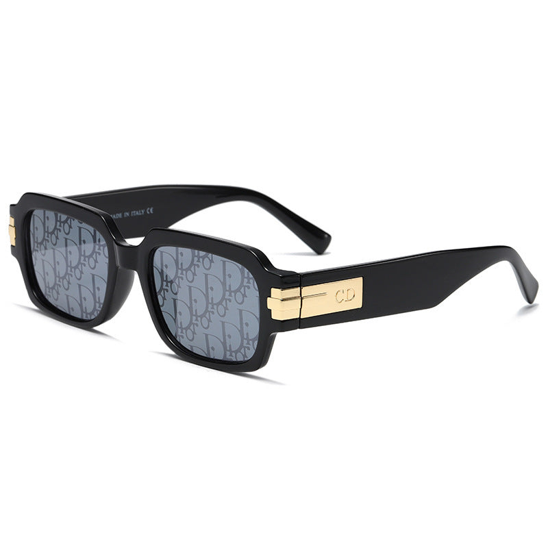 Gafas de sol cuadradas de montura pequeña de moda estilo cyberpunk