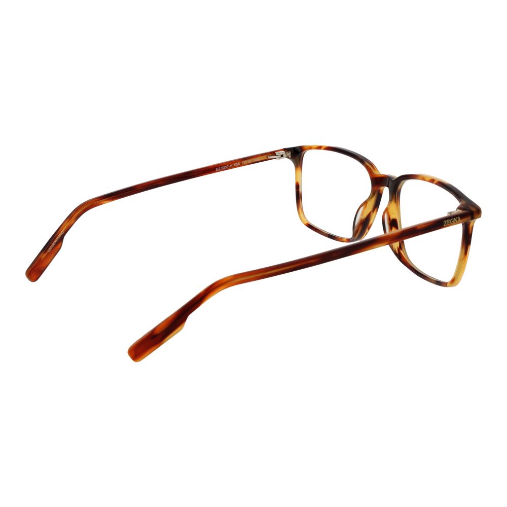 Ermenegildo Zegna Brown Unisex Glasses Frame