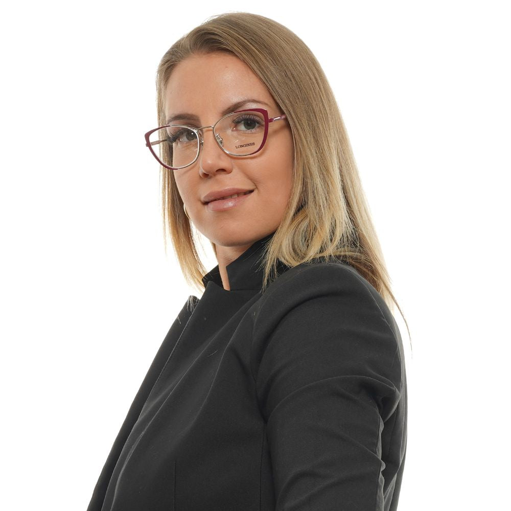 Longines Burgundy Women Glasses Frame