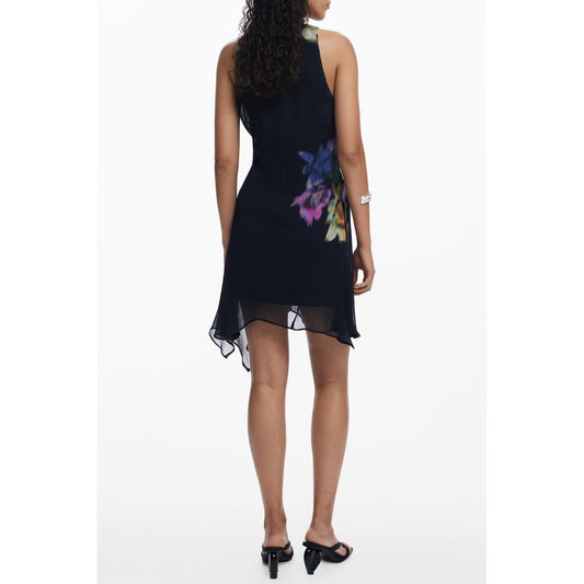 Desigual Black Polyester Women Dress
