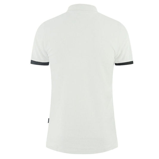 Aquascutum White Cotton Polo Shirt