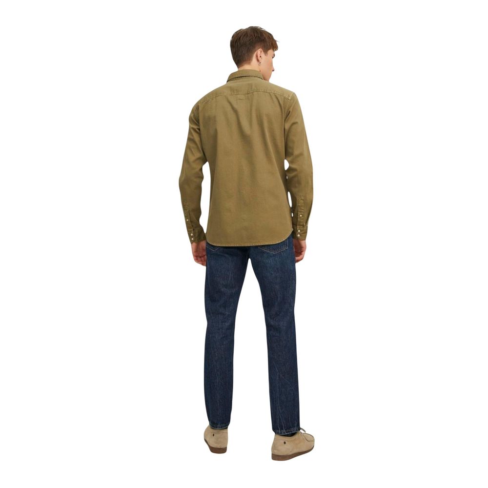 Jack Jones Green Jeans Shirt